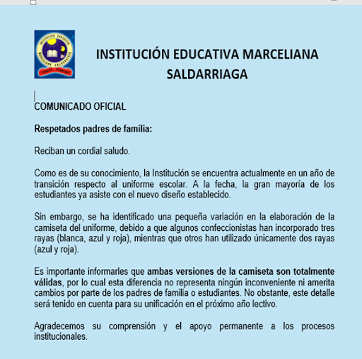 TENER PRESENTE